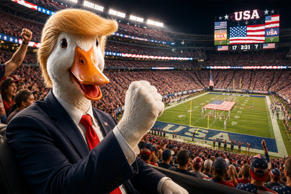 The Patriotic President universe scene